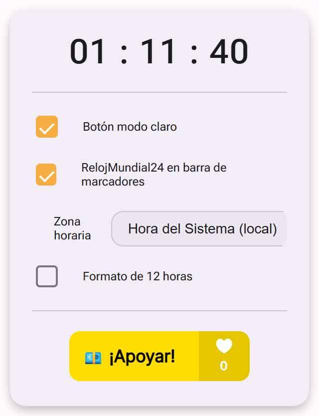 Screenshot of clicking the extension icon